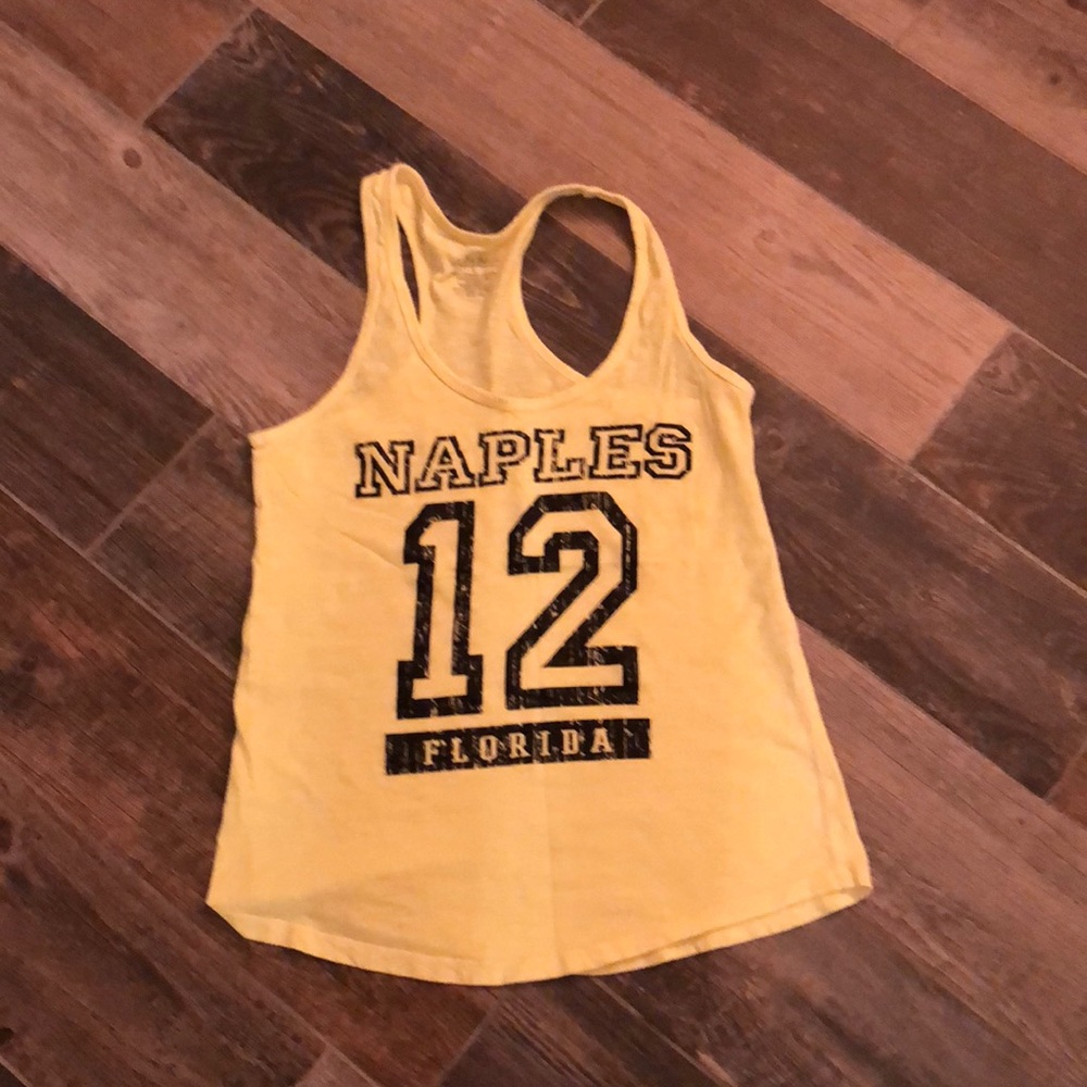 Neon yellow Naples tank